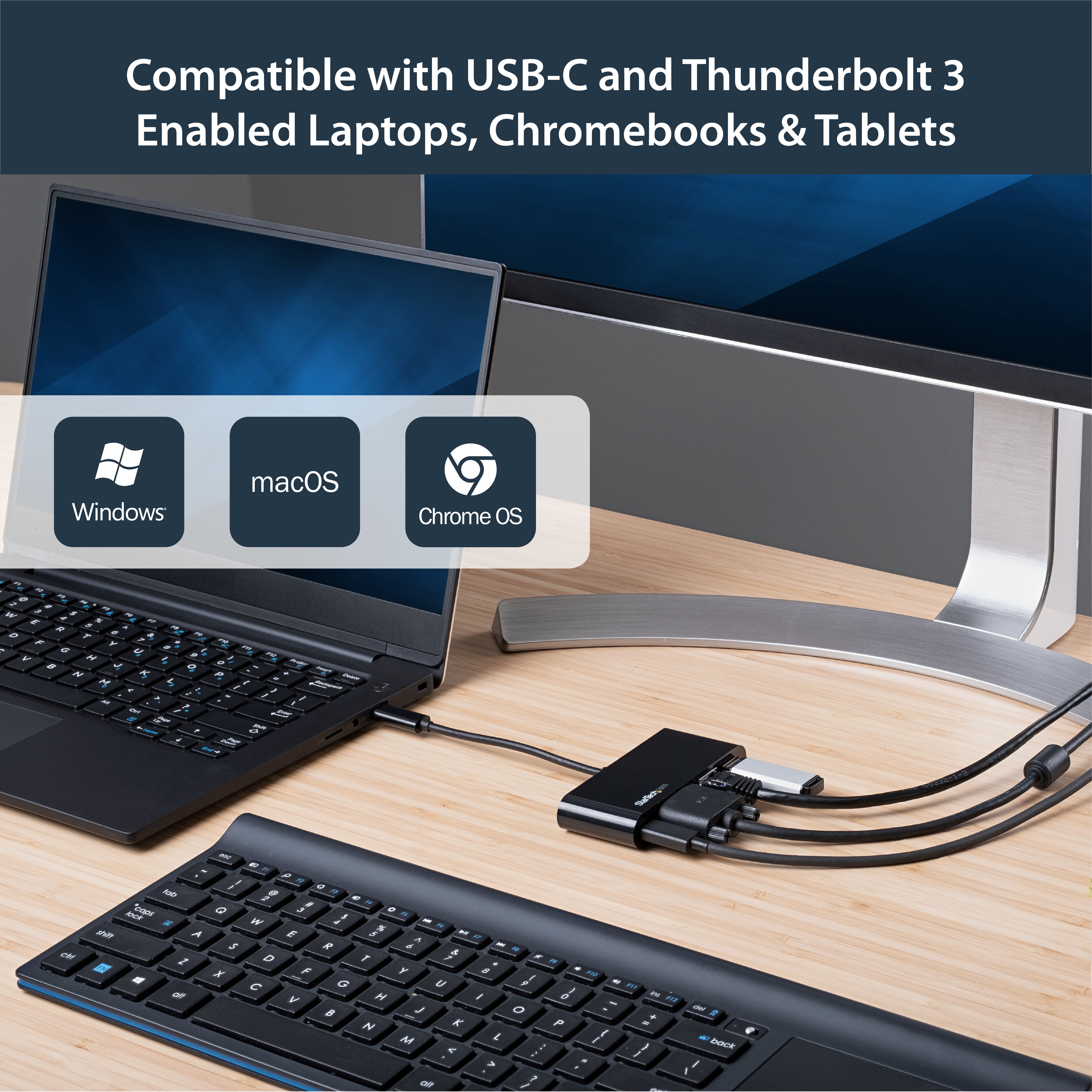 USB C VGA MULTIPORT ADAPTER/USB PD CHARGING 60W USB 3.0 GBE_8