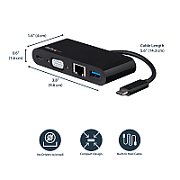 USB C VGA MULTIPORT ADAPTER/USB PD CHARGING 60W USB 3.0 GBE_9