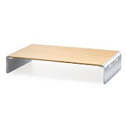 WOOD MONITOR STAND WITH DOCKING/STATION_1