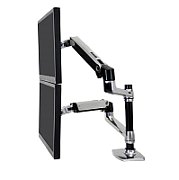 LX DUAL STACKING ARM POLISHED/24IN 18.1KG LIFT33 MIS-D 10Y WA_1