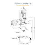 MOBILE TV CART FOR 37-70 TVS/._14