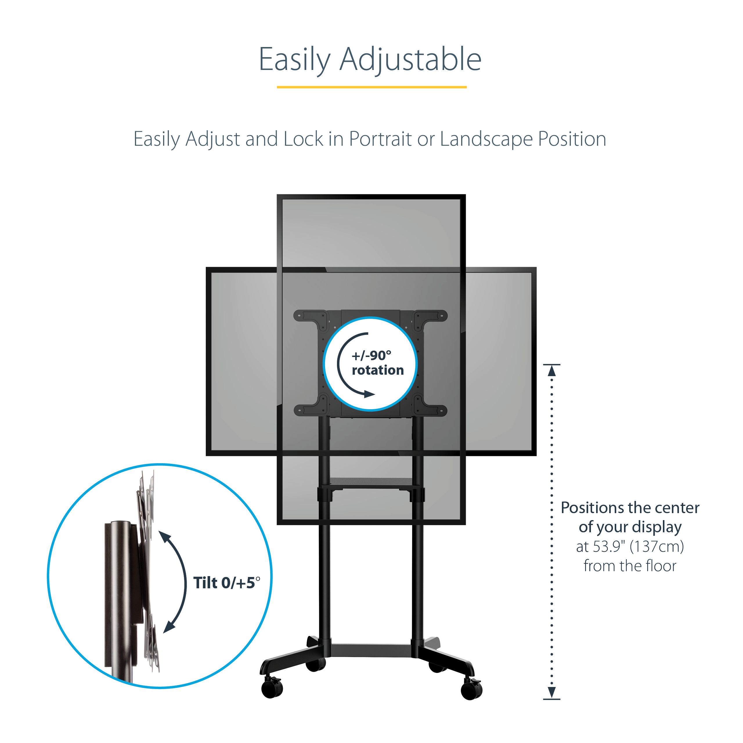 MOBILE TV CART FOR 37-70 TVS/._9