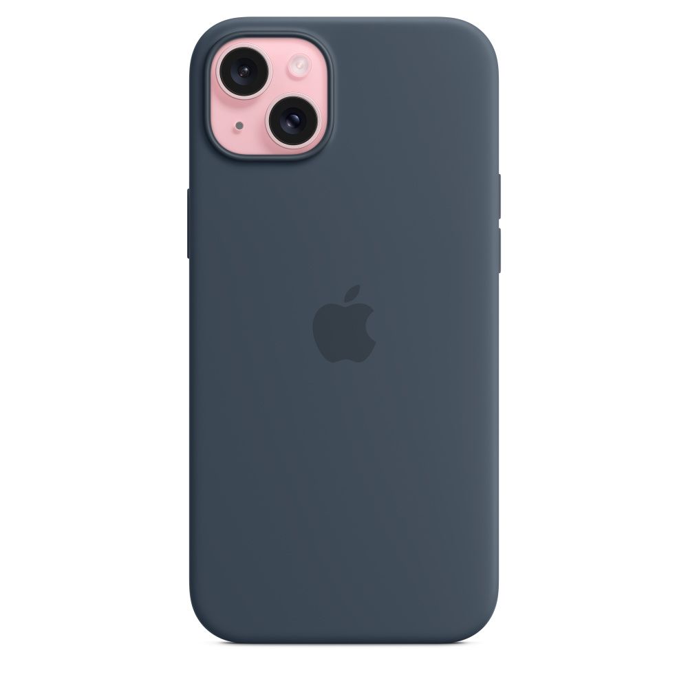 IPHONE 15 PLUS SILICONE CASE/WITH MAGSAFE - STORM BLUE_2