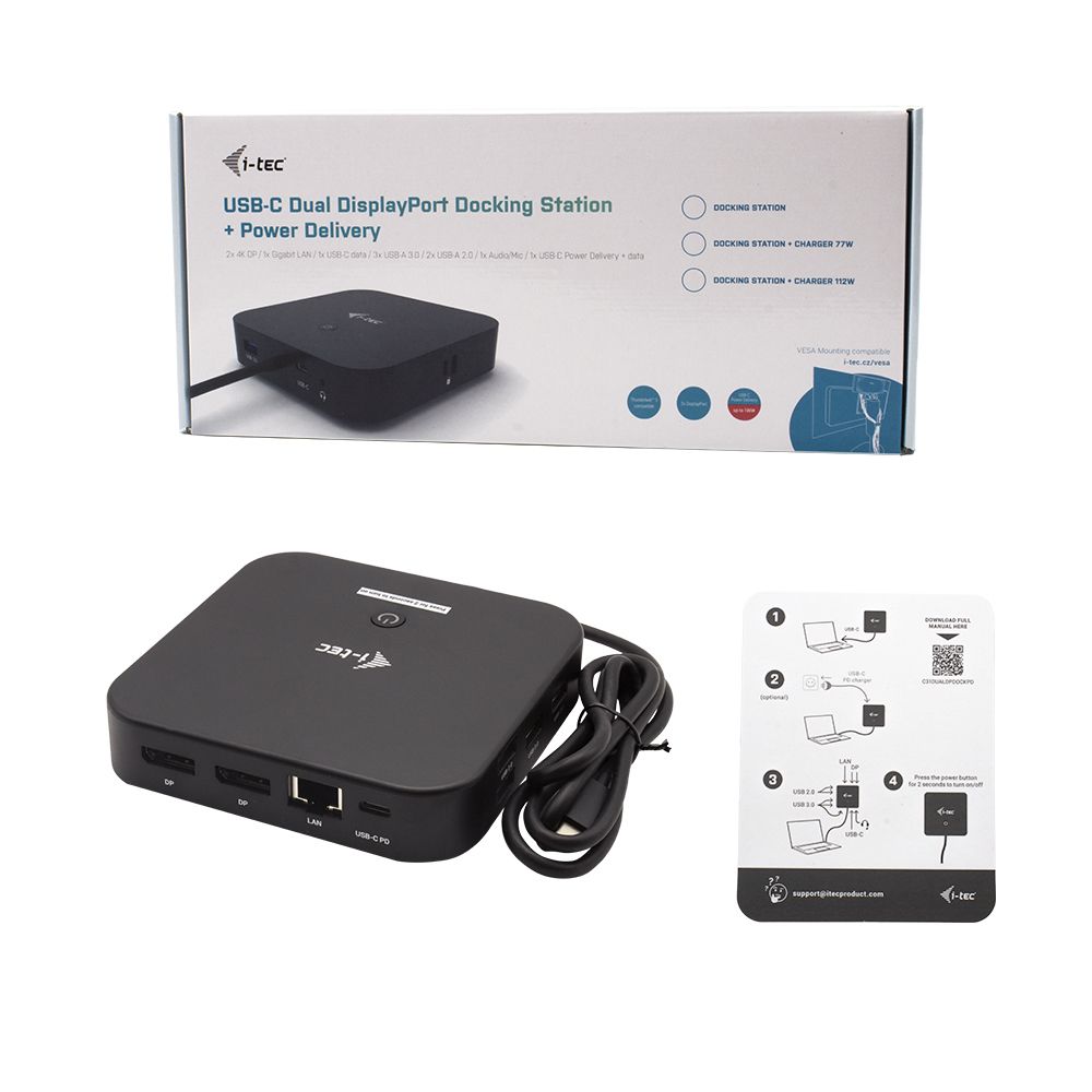 I-TEC USB-C 2XDP DOCK W/ PD100W/I-TEC USB-C DUAL DISPLAY DOCK_8