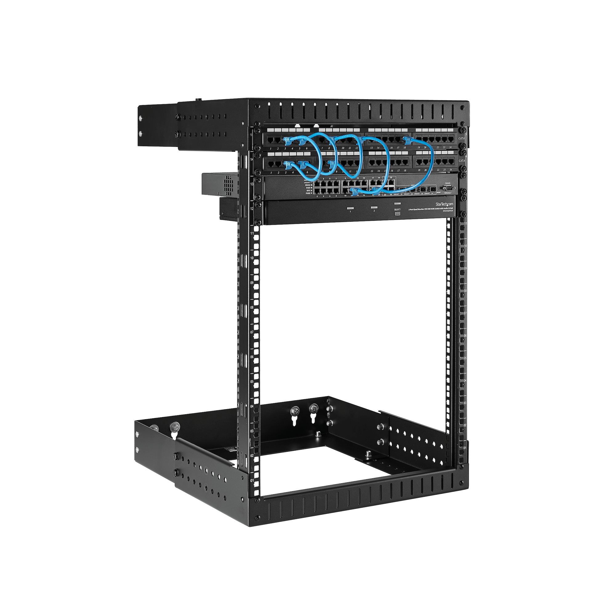 15U WALL-MOUNT SERVER RACK/EQUIPMENT RACK -12 -20 IN DEPTH_4