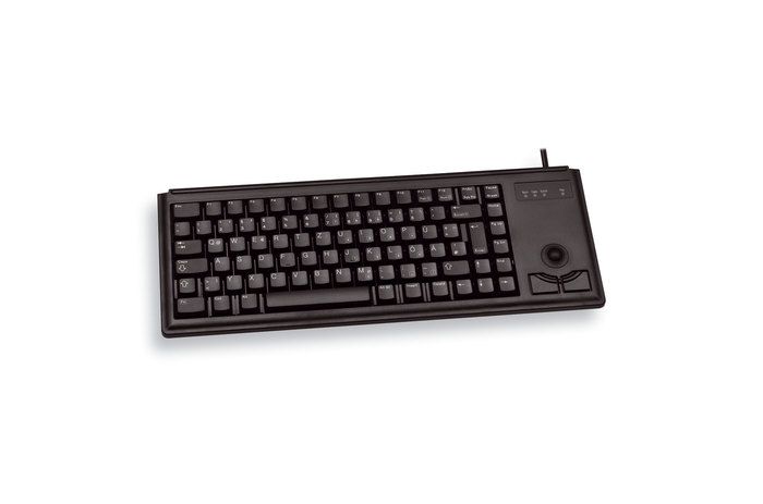 KEYBOARD USB GER MX-GOLD/SLIMLINE BLACK W/ TRACKBALL_2