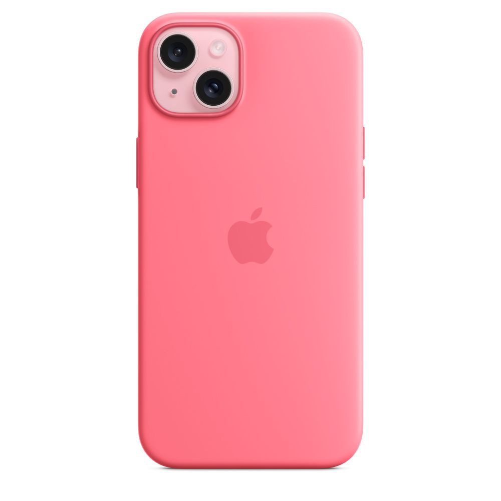 IPHONE 15 PLUS SILICONE CASE/WITH MAGSAFE PINK_2