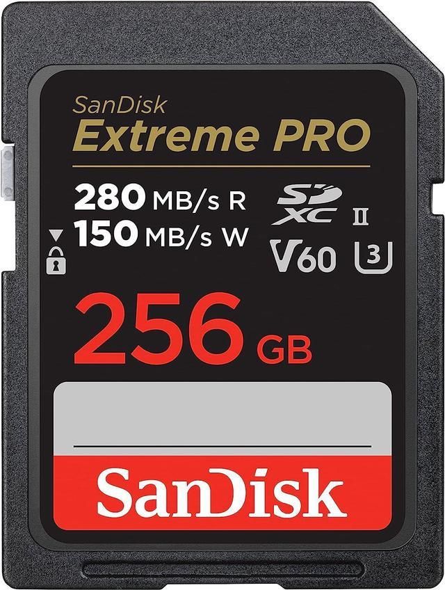 PRO 256GB V60 UHS-II SD CARDS/280/100MB/S V60 C10 UHS-II_2