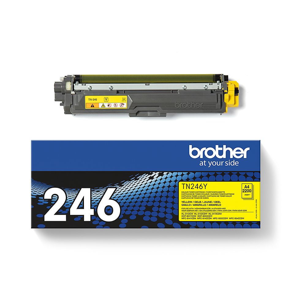 TN-246 YELLOW HY TONER FOR DCL/2.2000P F/ HL-3152CDW -3172CDW_4