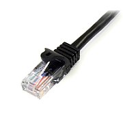 0.5M BLACK CAT5E PATCH CABLE/SNAGLESS ETHERNET CABLE - UTP_2