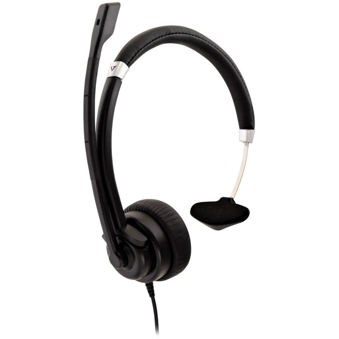 DELUXE MONO HEADSET W/MIC/VOL CTRL 1.8M 3.5MM BLK IN_2