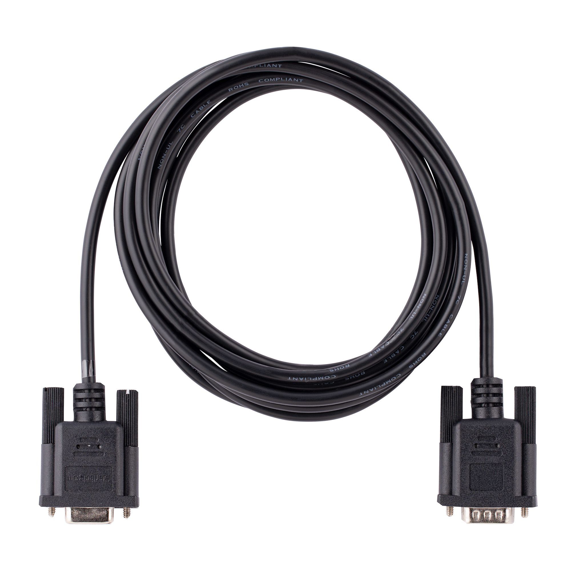 RS232 SERIAL NULL MODEM CABLE/3M CROSSOVER SERIAL CABLE_5