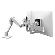 HX DESK DUAL MONITOR ARM WHITE/32IN 2.3-7.9KG TILT75 MIS-D 10Y_1