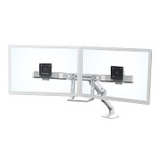 HX DESK DUAL MONITOR ARM WHITE/32IN 2.3-7.9KG TILT75 MIS-D 10Y_2