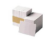 Zebra white PVC cards, 30 mil low coercivity magnetic stripe (500 cards) 53,975mm Ã—85,979 (2.125