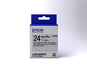 Epson Label Cartridge Matte LK-6SBE Black/Matt Silver 24mm (9m)_2