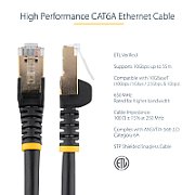 PATCH CABLE CAT6A 0.5M BLACK/STP 10GBIT/S M/M SNAGLESS_5