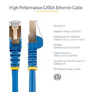 10M CAT6A ETHERNET CABLE BLUE/BLUE - SHIELDED COPPER WIRE_5