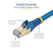 10M CAT6A ETHERNET CABLE BLUE/BLUE - SHIELDED COPPER WIRE_6