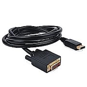 DP 1.2 TO DVI CABLE 2M BLACK/M/M GOLD 108060HZ_1