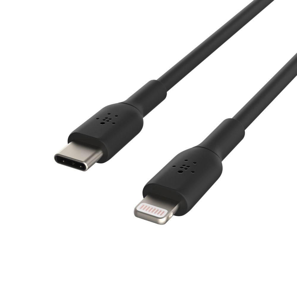 LIGHTNING/USB-C CABLE/PVC MFI 1M BLACK_2