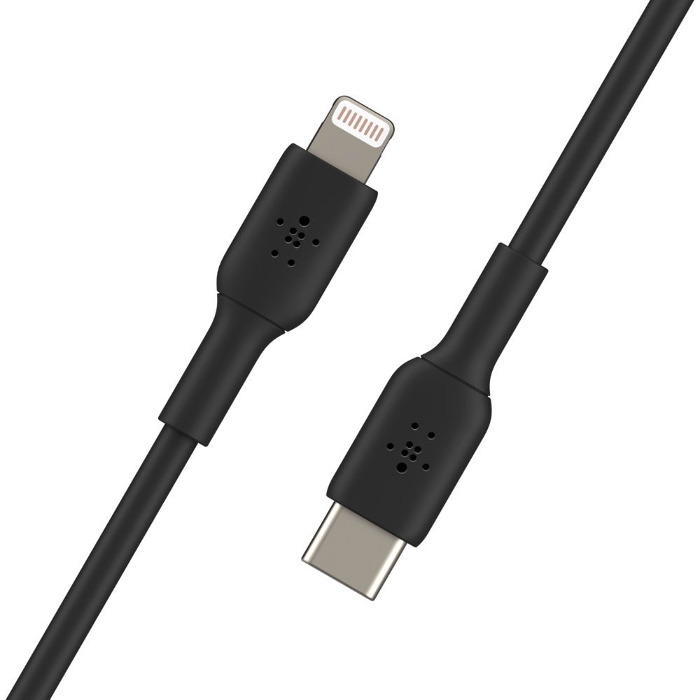 LIGHTNING/USB-C CABLE/PVC MFI 1M BLACK_3