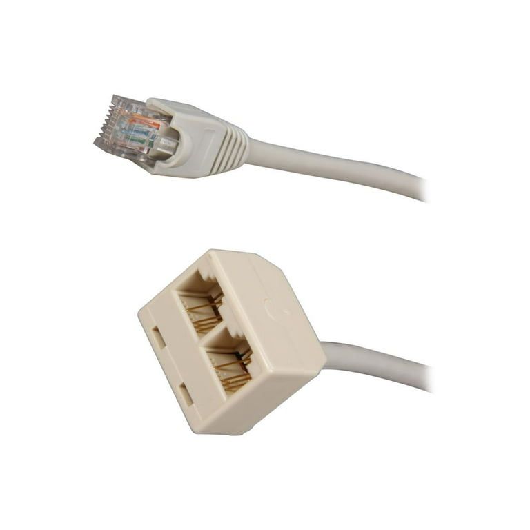 RJ45 SPLITTER CABLE ADAPTER/ADAPTER - F/M_2