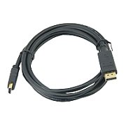 5M DP HDMI CABLE M-M BLACK/M/M GOLD FULL HD_3