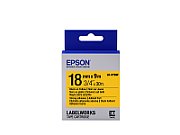 Epson Label Cartridge Strong Adhesive LK-5YBW Black/Yellow 18mm (9m)_1