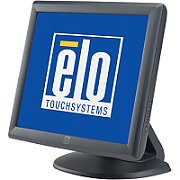 1715L 17-inch LCD Desktop, WW, AccuTouch (Resistive) Single-touch, USB & RS232 Controller, Anti-glare, Bezel, VGA video interface, Gray_1