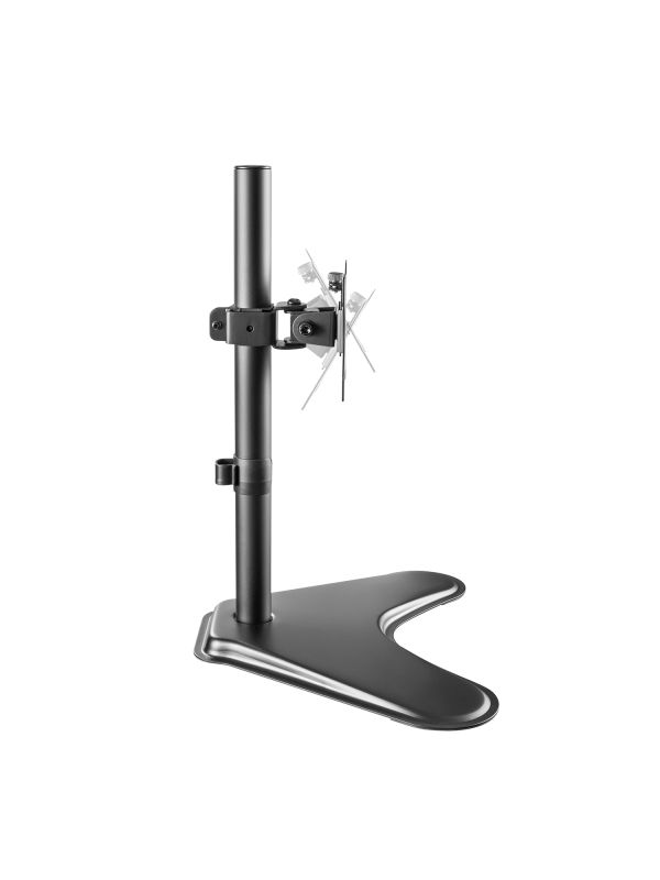 SINGLE DESKTOP MONITOR STAND/13-32IN TILT SWIVEL ROTATE_9