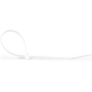 1000 PACK 10 CABLE TIES -WHITE/NYLON ZIP TIE WRAPS UL TAA_2