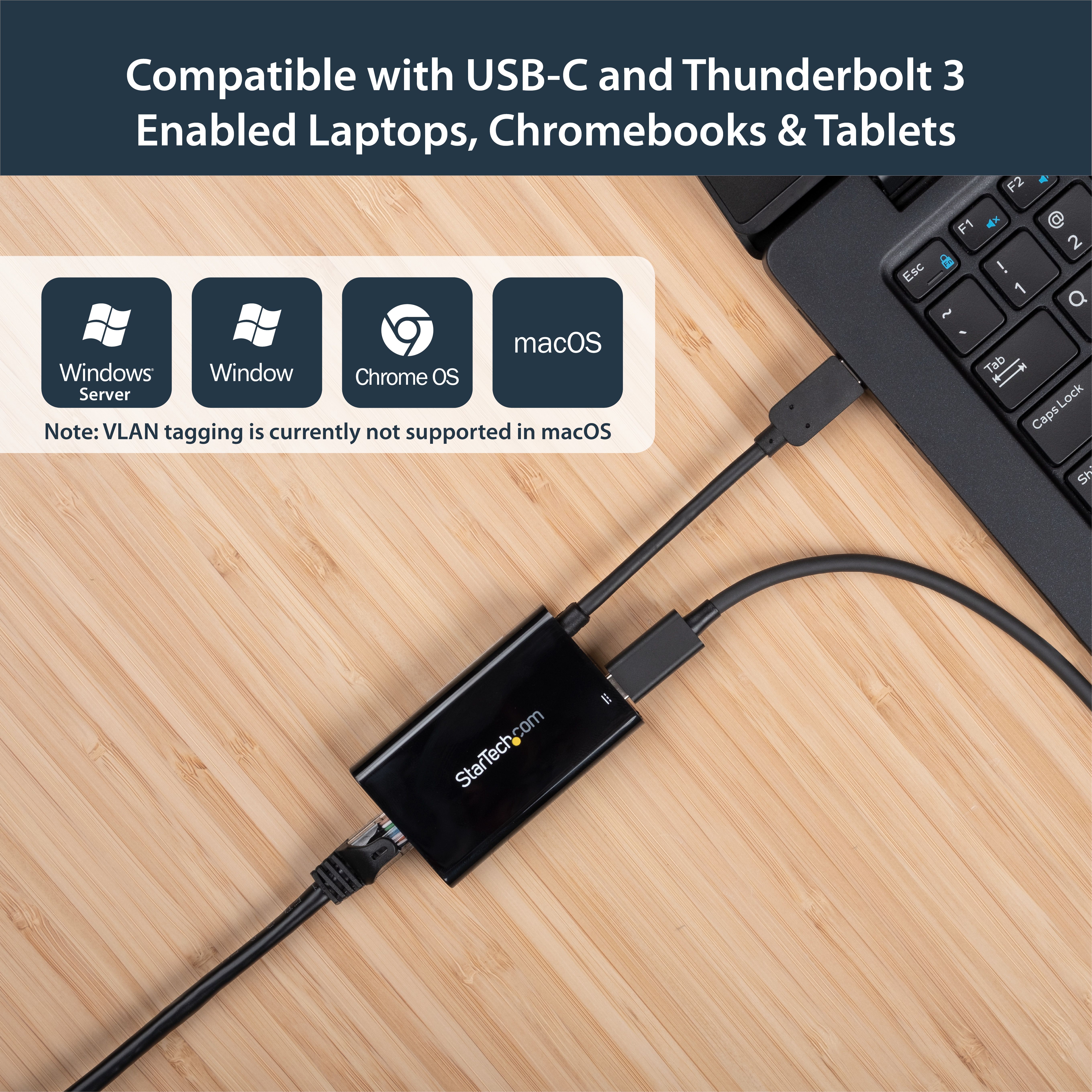 USB-C ADAPTER TO GIGABIT/W/POWER SUPPORT RJ45 F_8