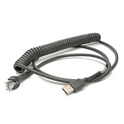 Cable, USB, Type A, Coiled, 9', CAB-424E_1