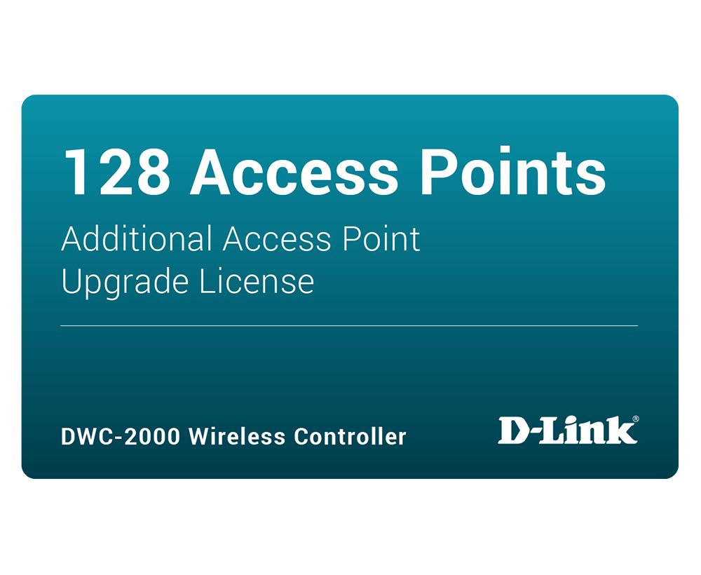 WIFI CONTROLLER DWC 2000 128AP/ADD LICS FOR 128 ACCESS POINTS IN