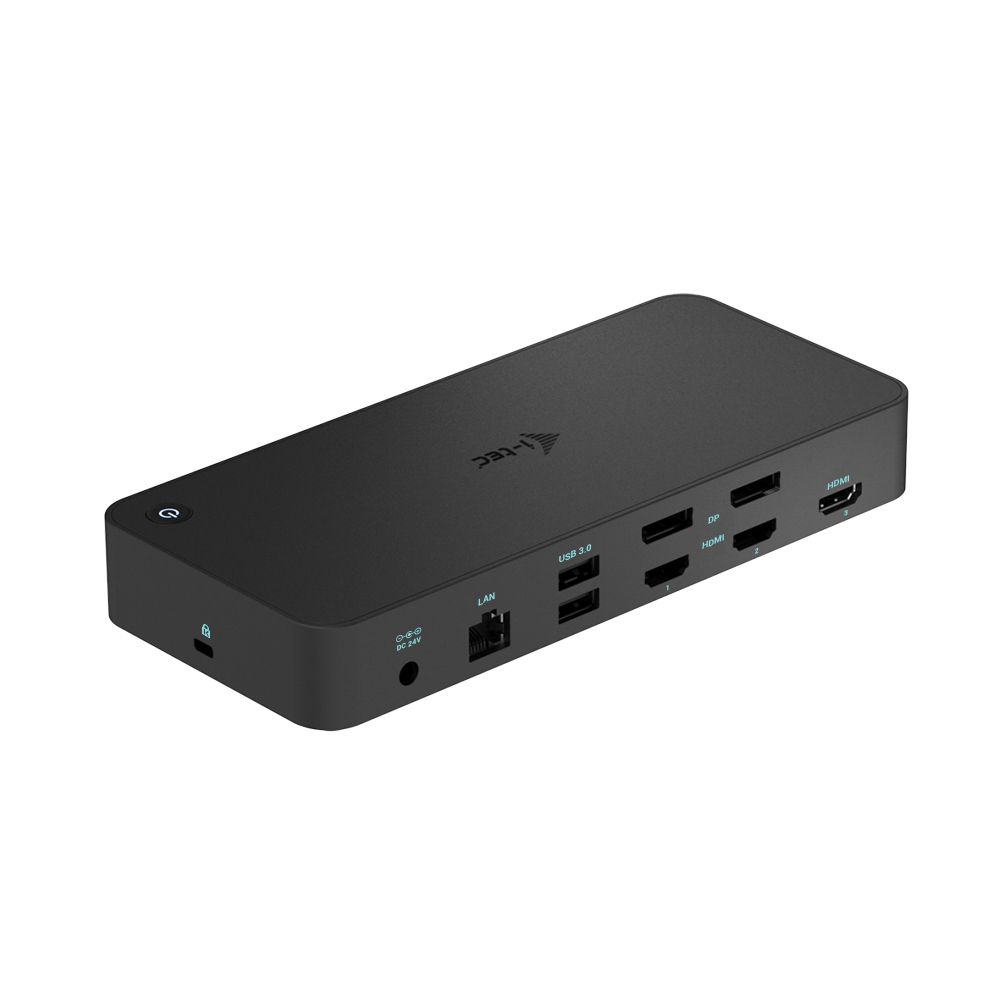 I-TEC USB 3.0/USB-C/THUNDERBOLT/3X 4K DOCKING STATION100W_3