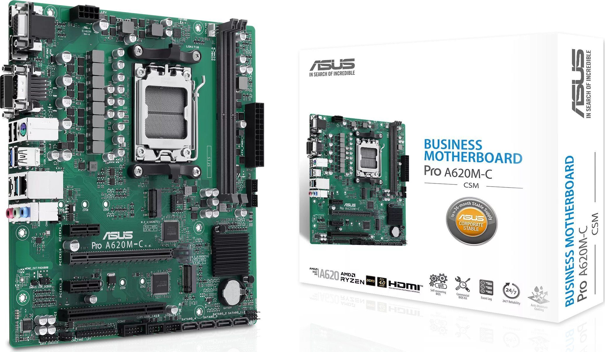 ASUS PRO A620M-C-CSM AM5 A620/HDMI-DP-DVI-VGA/2xM.2/µATX_2