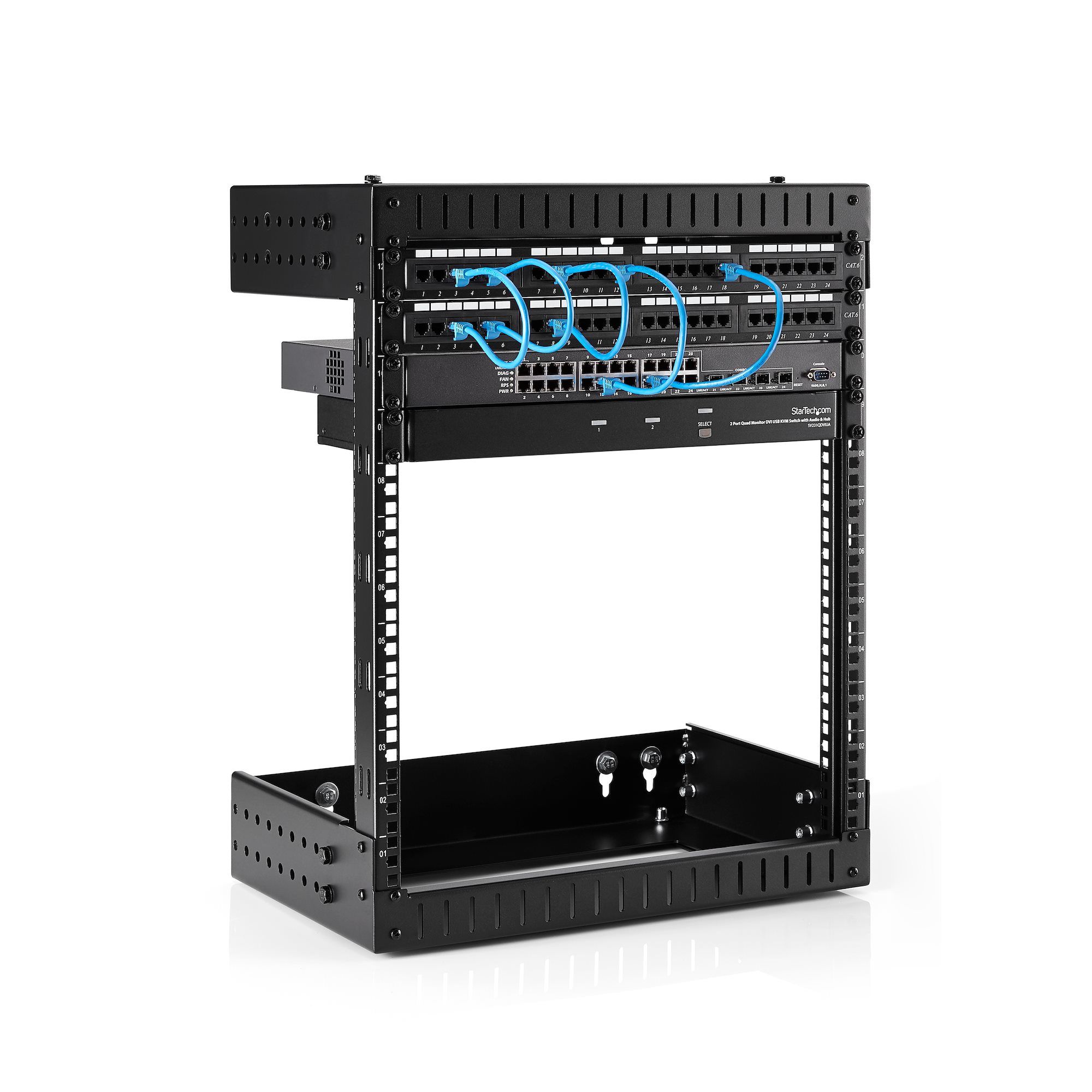 12U WALL-MOUNT SERVER RACK/EQUIPMENT RACK-12 - 20 IN DEPTH_4