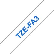 TZE-FA3 NON-LAMIN. TAPE 12MM/8M BLUE ON WHITE_1