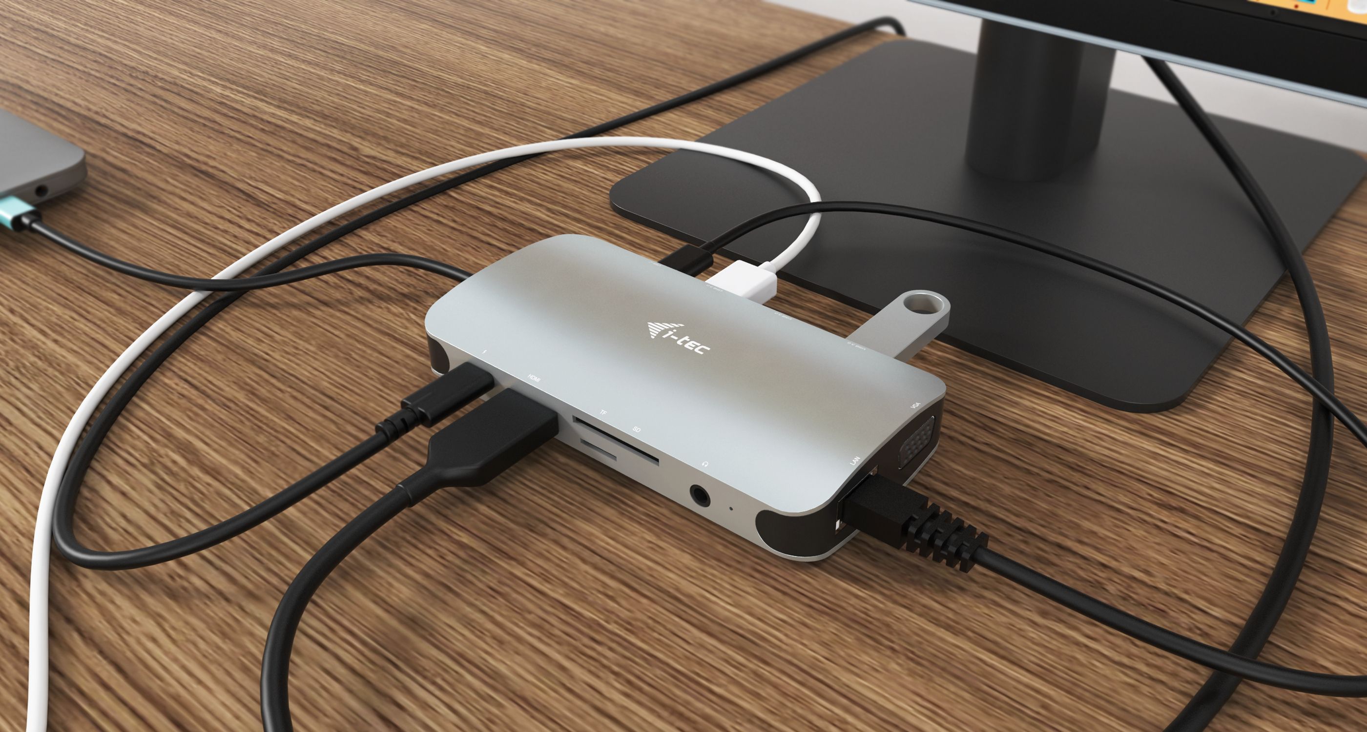 I-TEC USB-C NANO DOCK HDMI/VGA/DOCK ST. HDMI/VGA LAN + PD 100W_10