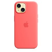 IPHONE 15 SILICONE CASE/WITH MAGSAFE - GUAVA_3