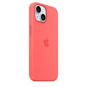 IPHONE 15 SILICONE CASE/WITH MAGSAFE - GUAVA_6