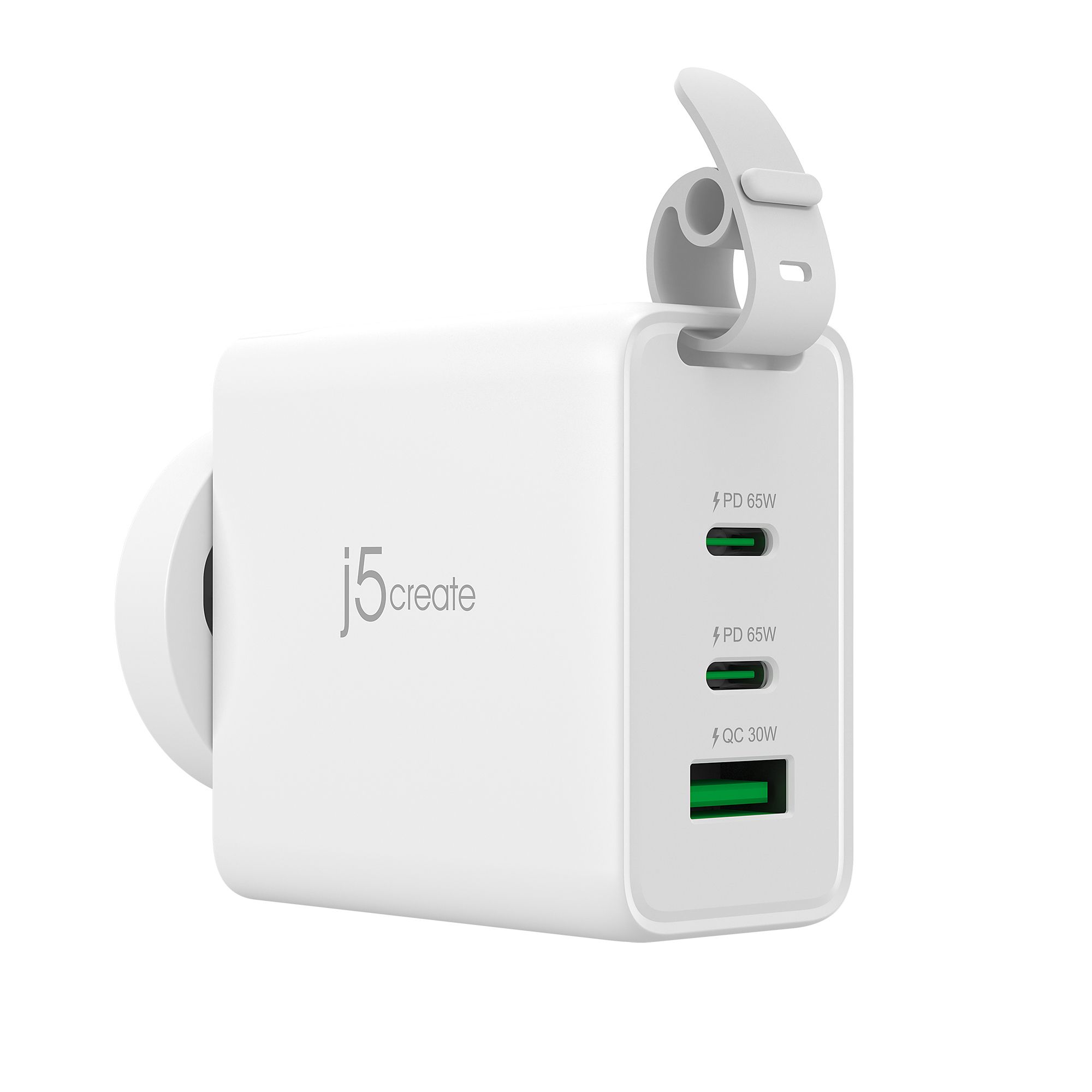 65W GAN USB-C 3-PORT TRAVELER/CHARGER CHANGEABLE AC USB-C CABL_2