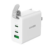 65W GAN USB-C 3-PORT TRAVELER/CHARGER CHANGEABLE AC USB-C CABL_5