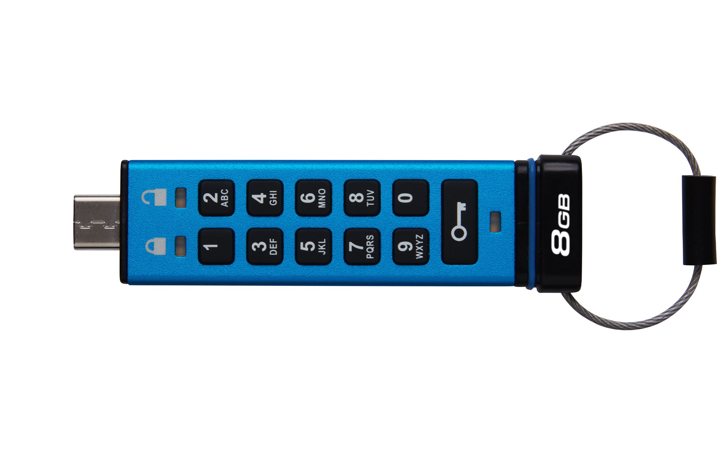 8GB USB-C IRONKEY KEYPAD 200C/FIPS 140-3 LVL 3(PENDING)AES-256_3