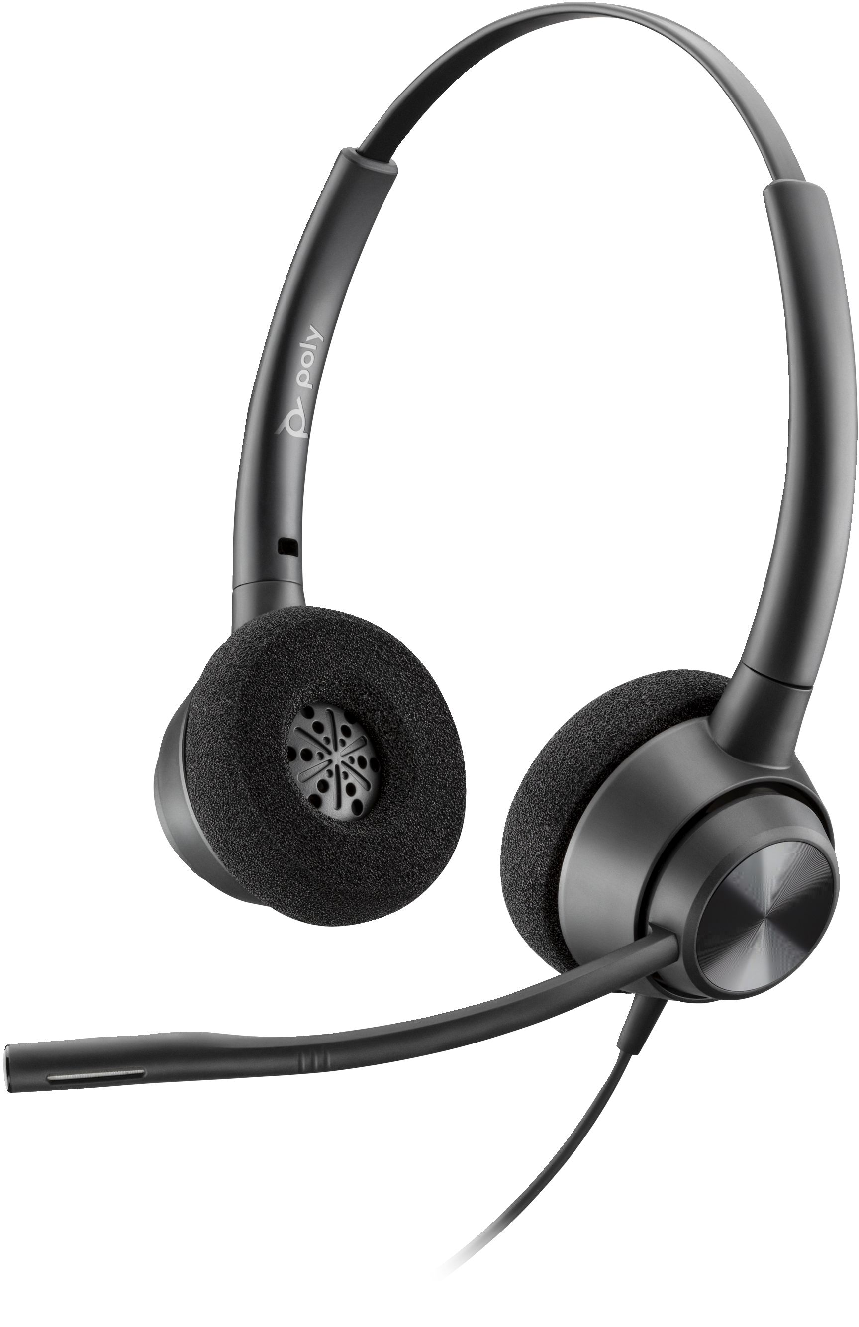 Poly EncorePro 320 with Quick Disconnect Binaural Headset TAA_2