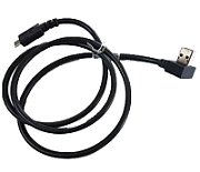 USB-C CABLE WITH 90 DEGREE BEND IN USB-C ADAPTER