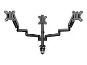 GEMBIRD Desk mounted adjustable mounting arm for 3 monitors - full-motion_1