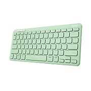 Tastatura Trust Lyra Wireless, conexiune USB-A, USB-C 1.1, distanta acoperire wireless 10m, 1x AAA baterie, compatibila cu laptop, pc, Bluetooth devices, tableta, verde_1