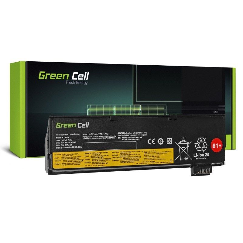 GREENCELL LE95 Acumulator Green Cell pentru Lenovo ThinkPad T470 T570 A475 P51S T25_6